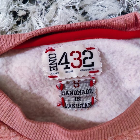 ONE432 Chai Pink Fleece Lined Sweatshirt - Picture 5 of 10